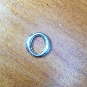 Tiffany Elsa Peretti Sevilla circle pendent SS